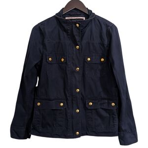 J.Crew Relaxed Boyfriend Field Jacket - Navy Blue - Size M